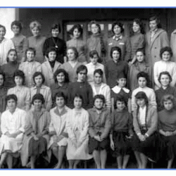 Lycée de jeunes files - 2nde - 1958