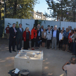 Pose de la première pierre du futur conservatoire