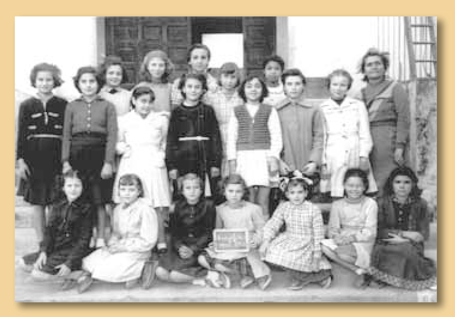 Montgolfier - école de filles - Classe de Mme Albert 1952