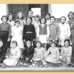 Montgolfier - école de filles - Classe de Mme Albert 1952