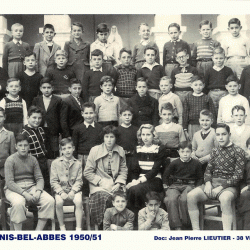 Ecole de Sonis Sidi-Bel-Abbès 1950