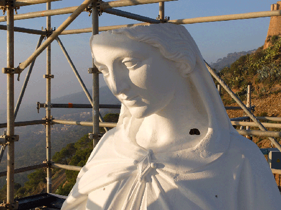 La vierge de Santa-Cruz