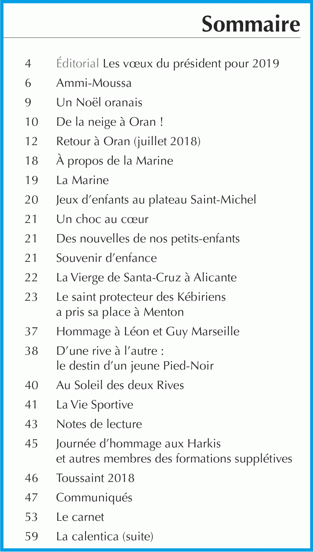 Sommaire
