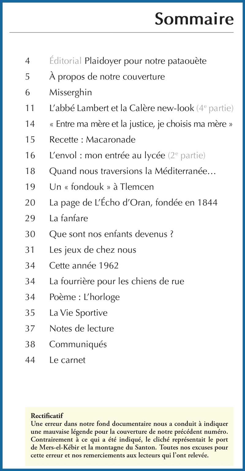 411 sommaire