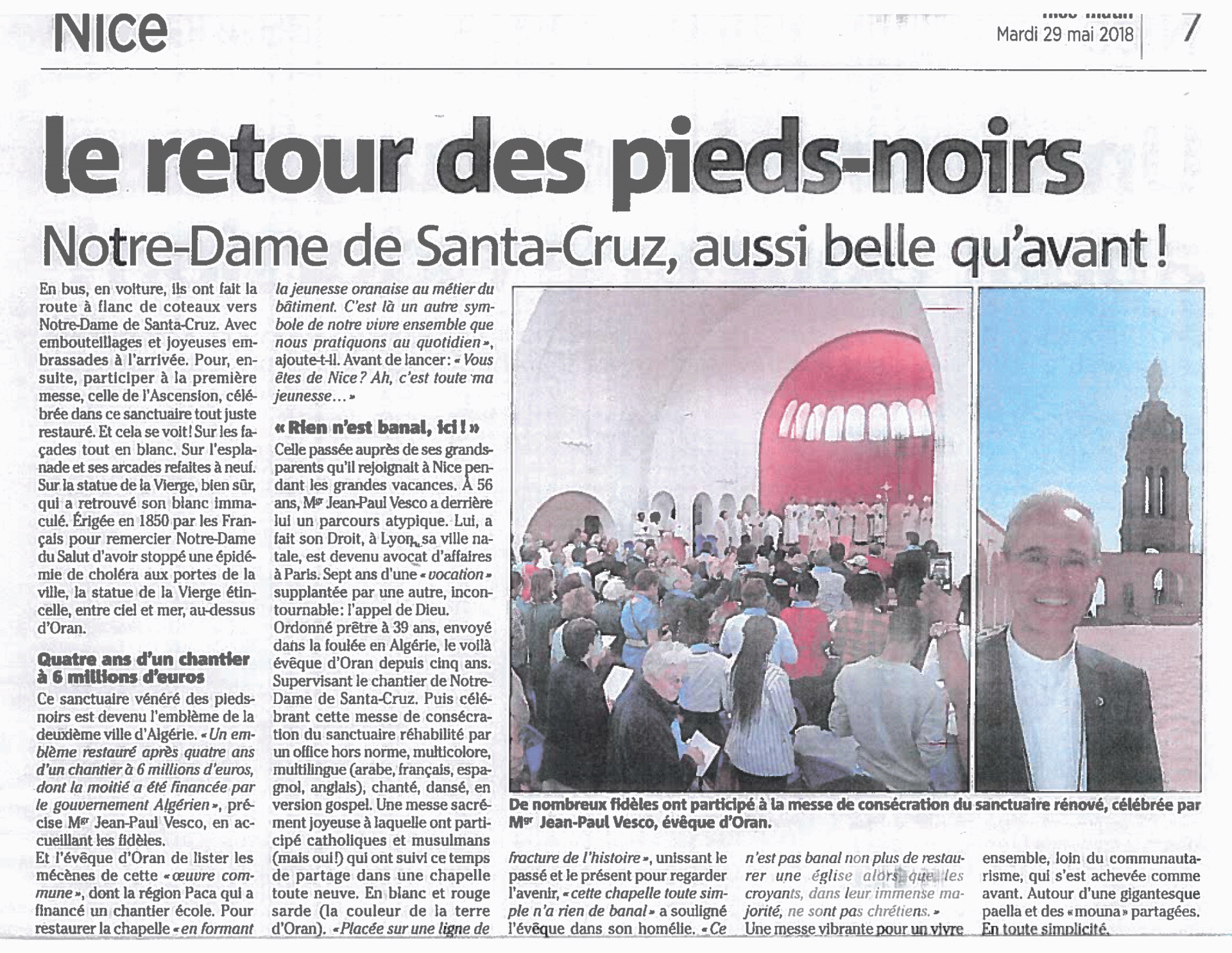 Basilique oran nice matin 29 05 18