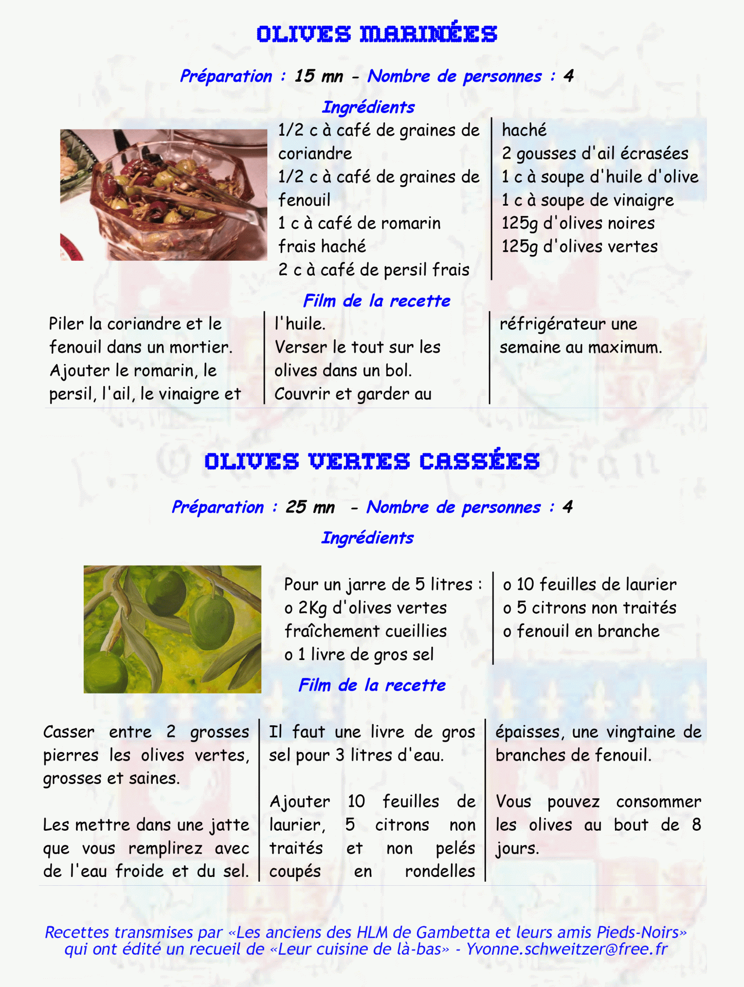 KMIA : 14 recettes KMIA : 14 recettes