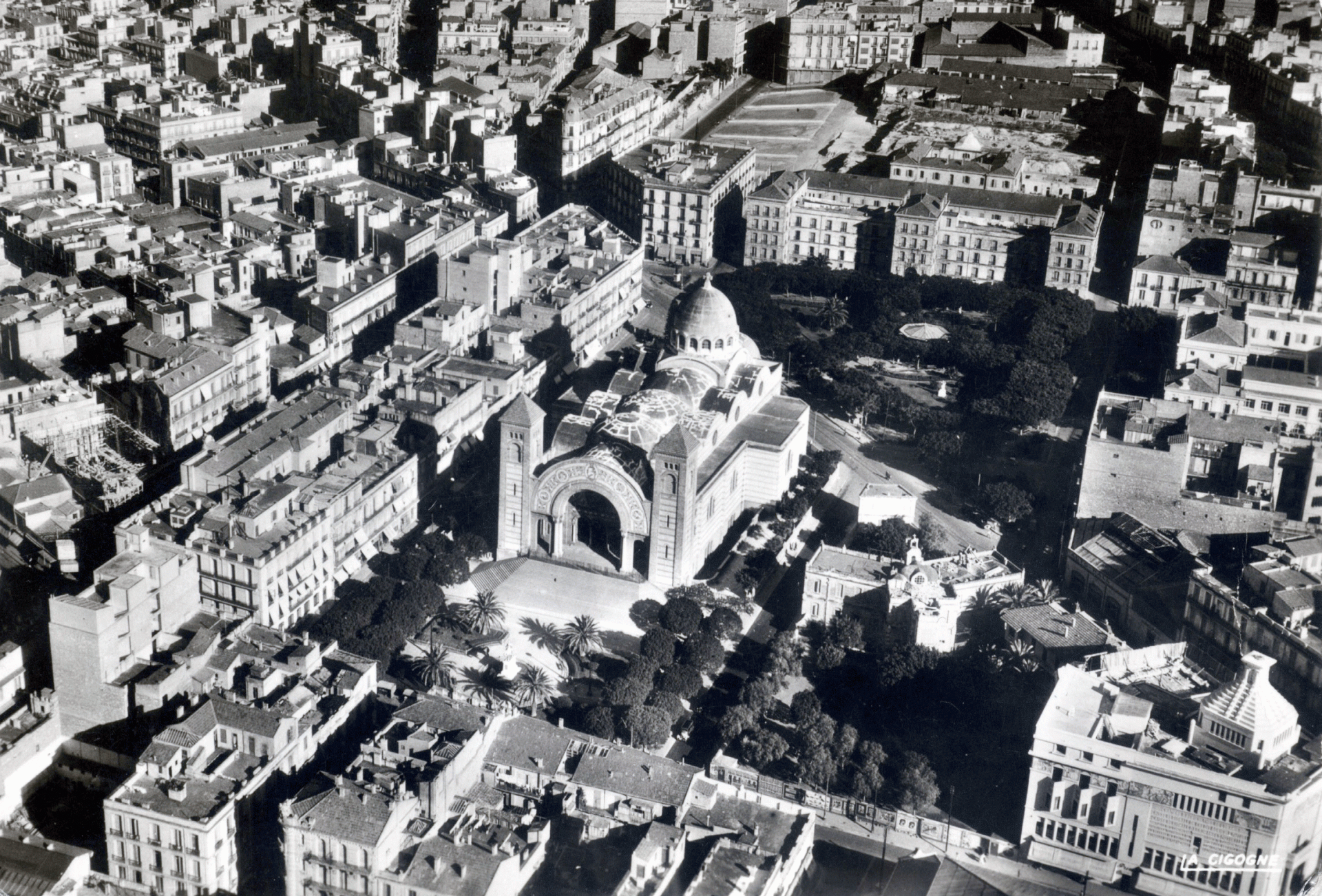 Vue aerienne cathe drale